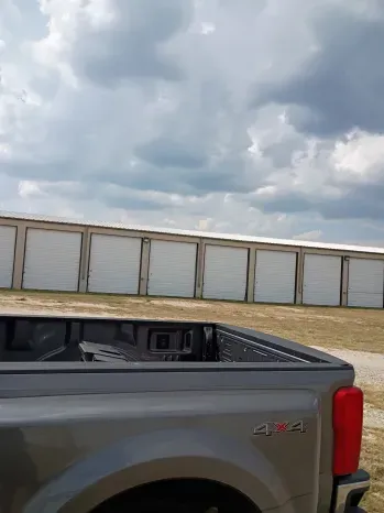Enclosed storage bays at Quiet Stay in Morrison, Oklahoma